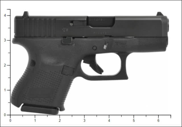 Glock 26 measurements