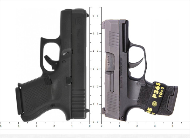 pistol size comparison